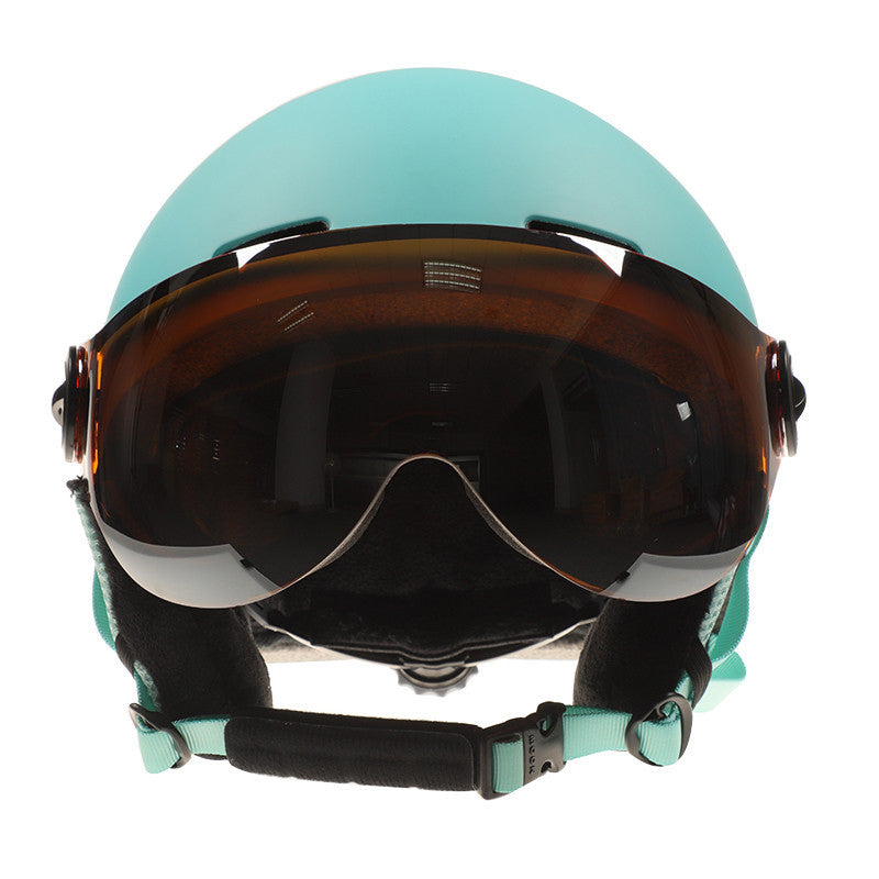 MoonPro Elite Ski and Snowboard Helmet With Integrated Visor