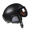 MoonPro Elite Ski and Snowboard Helmet With Integrated Visor