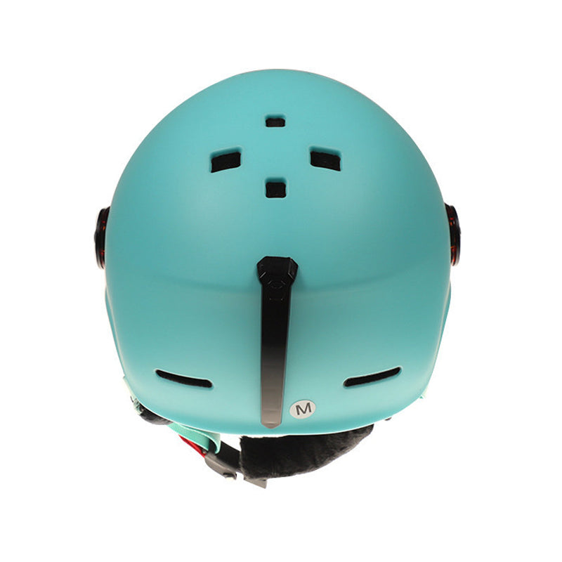 MoonPro Elite Ski and Snowboard Helmet With Integrated Visor